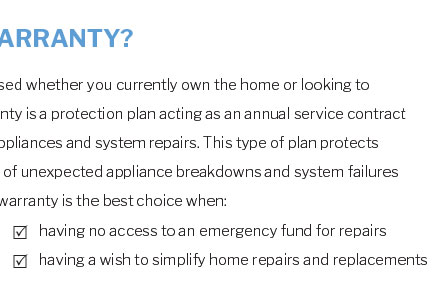 old home warranty